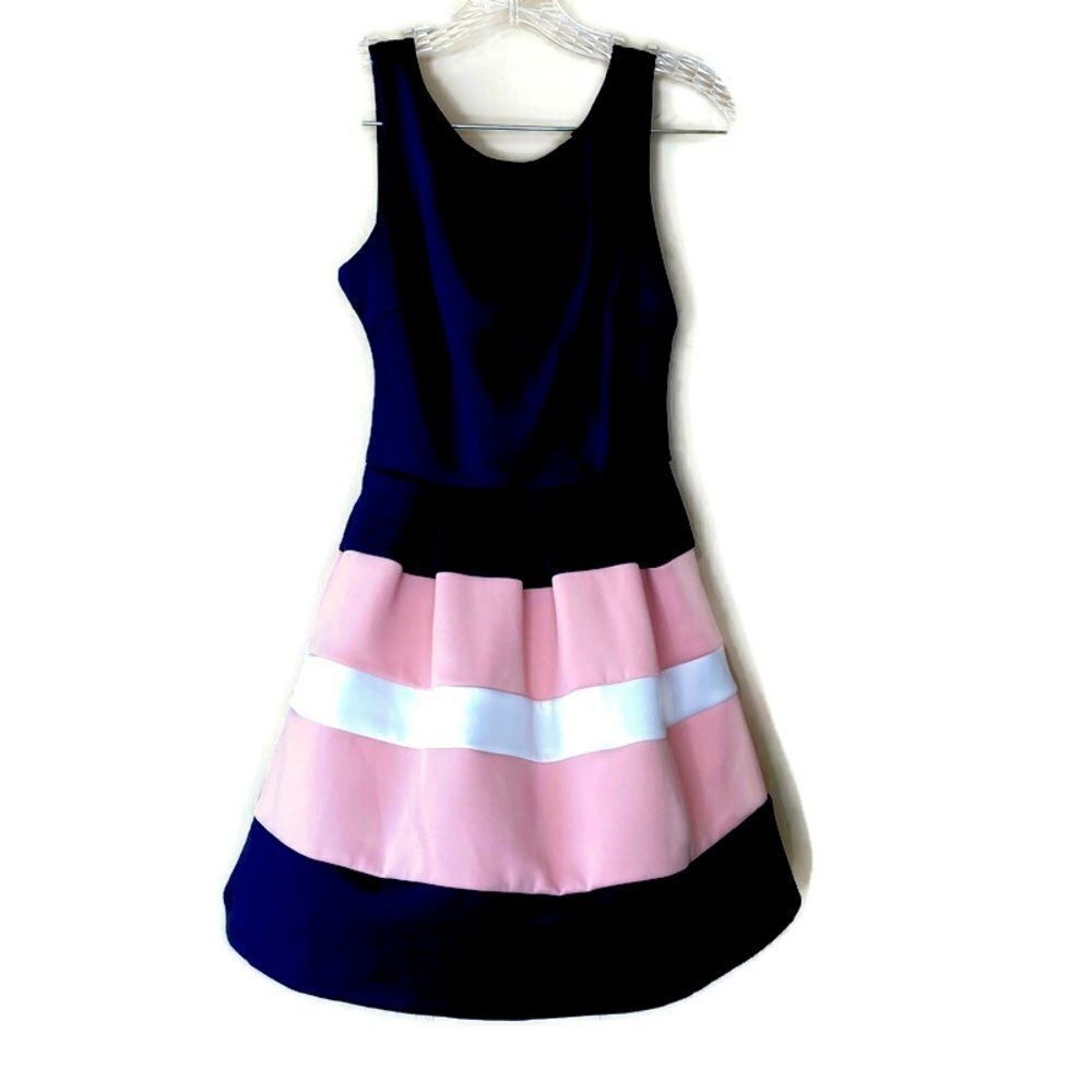 B. Darlin Fit n’ Flare Babydoll Mini Dress…